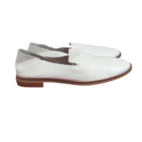 Seaport Levy Convertible Leather Loafers Women's Size 9 M White Flats - Picture 8 of 11